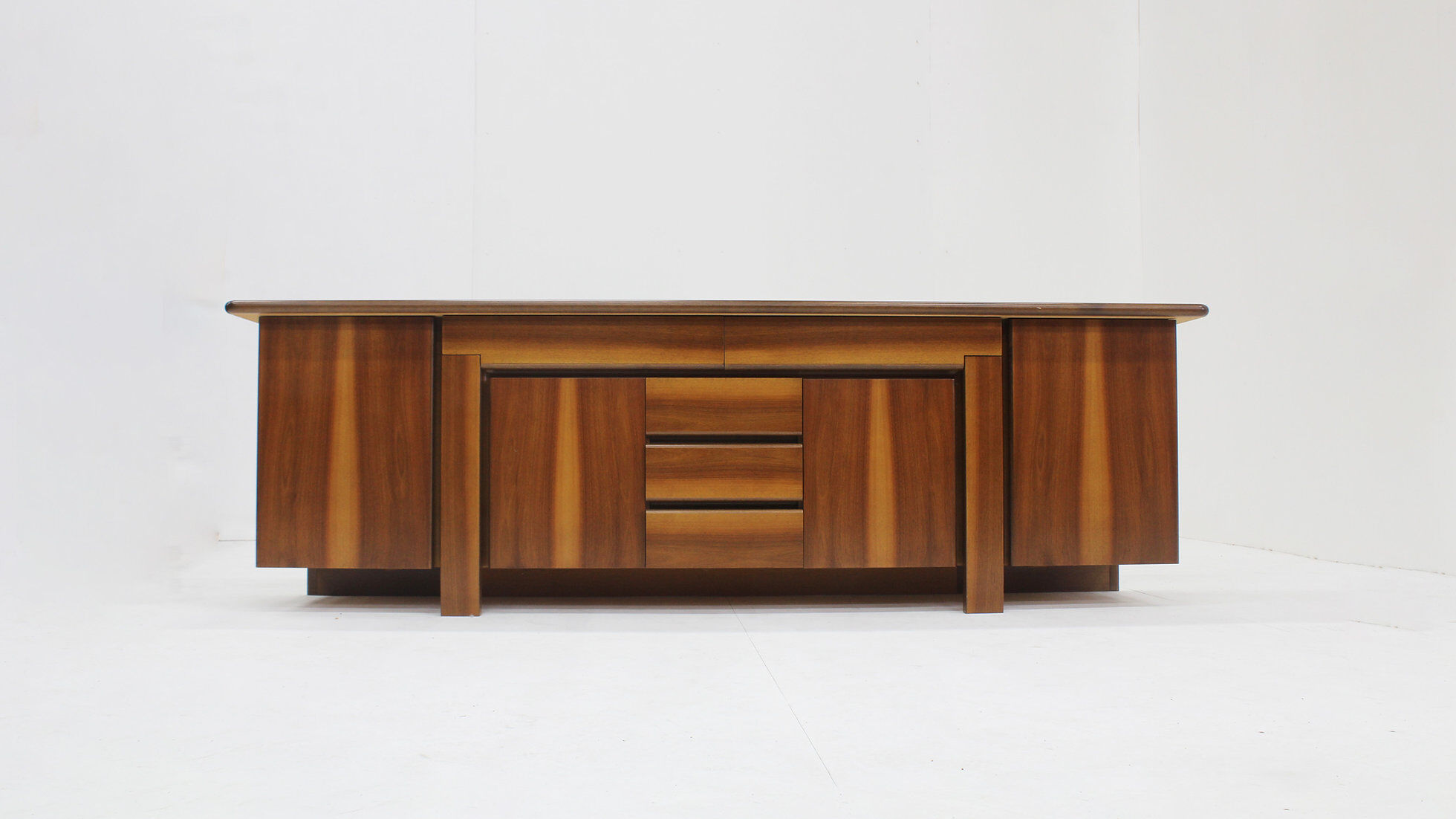 Vintage Italian walnut sideboard 1960s