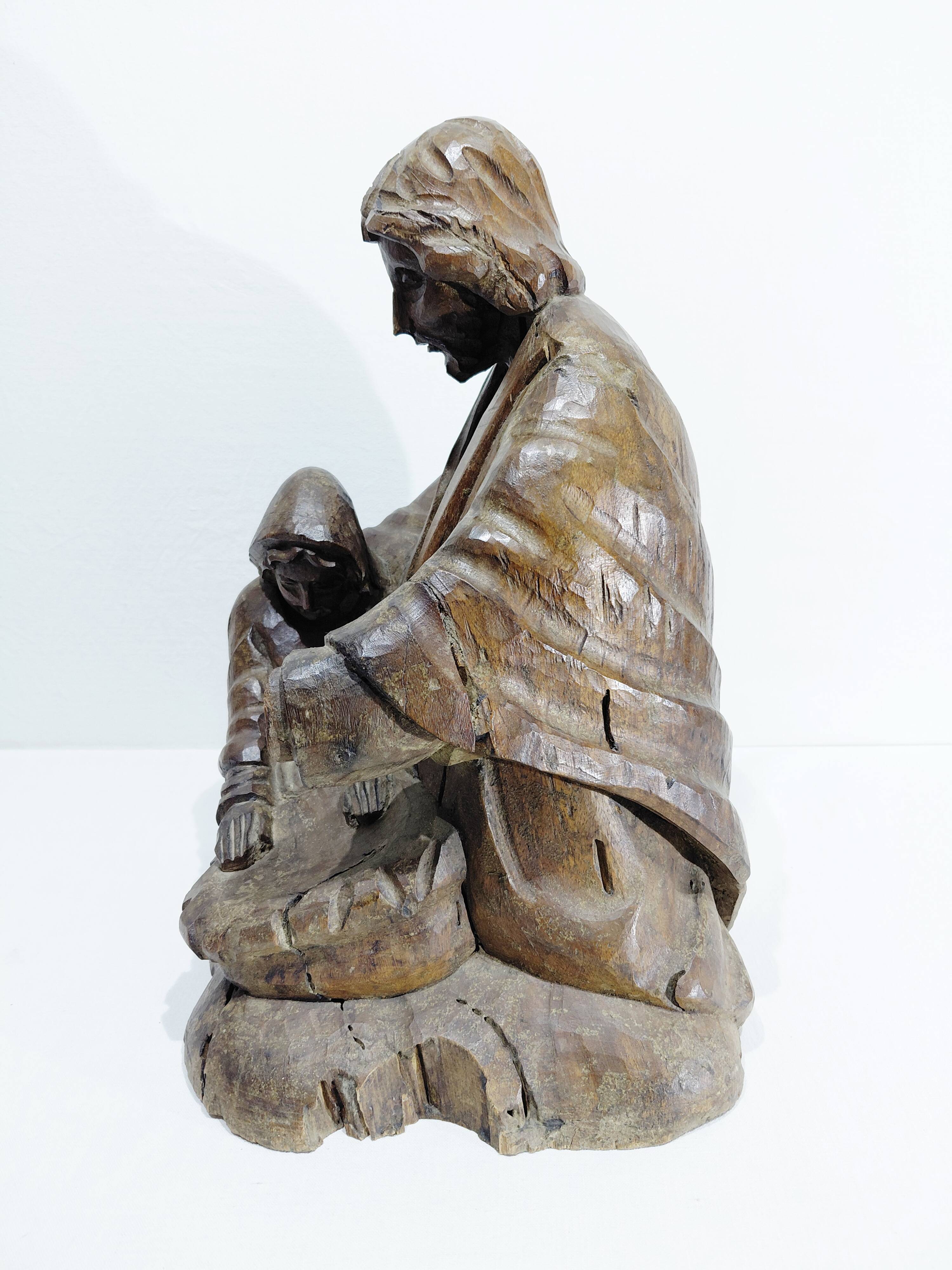 RELIGIOUS STATUE - JOSEPH AND MARY
