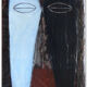 Harm van Ee, “Portrait”, 1988, mixed media painting