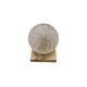 Vintage Crackle Marble Lamp, 1970s