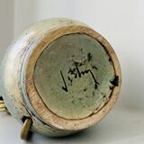 Ceramic lamp base by Jacques Blin