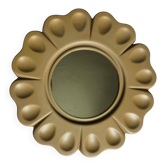 Rare Midcentury Flower Wall Mirror, Italy, 1970s