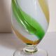 Vintage two-tone glass vase 39 cm
