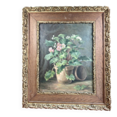 Tableau huile sur toile, Bouquet de Fleurs, Signé P. Mayeux - fin XIXème