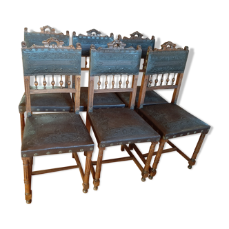 Henry II style chairs