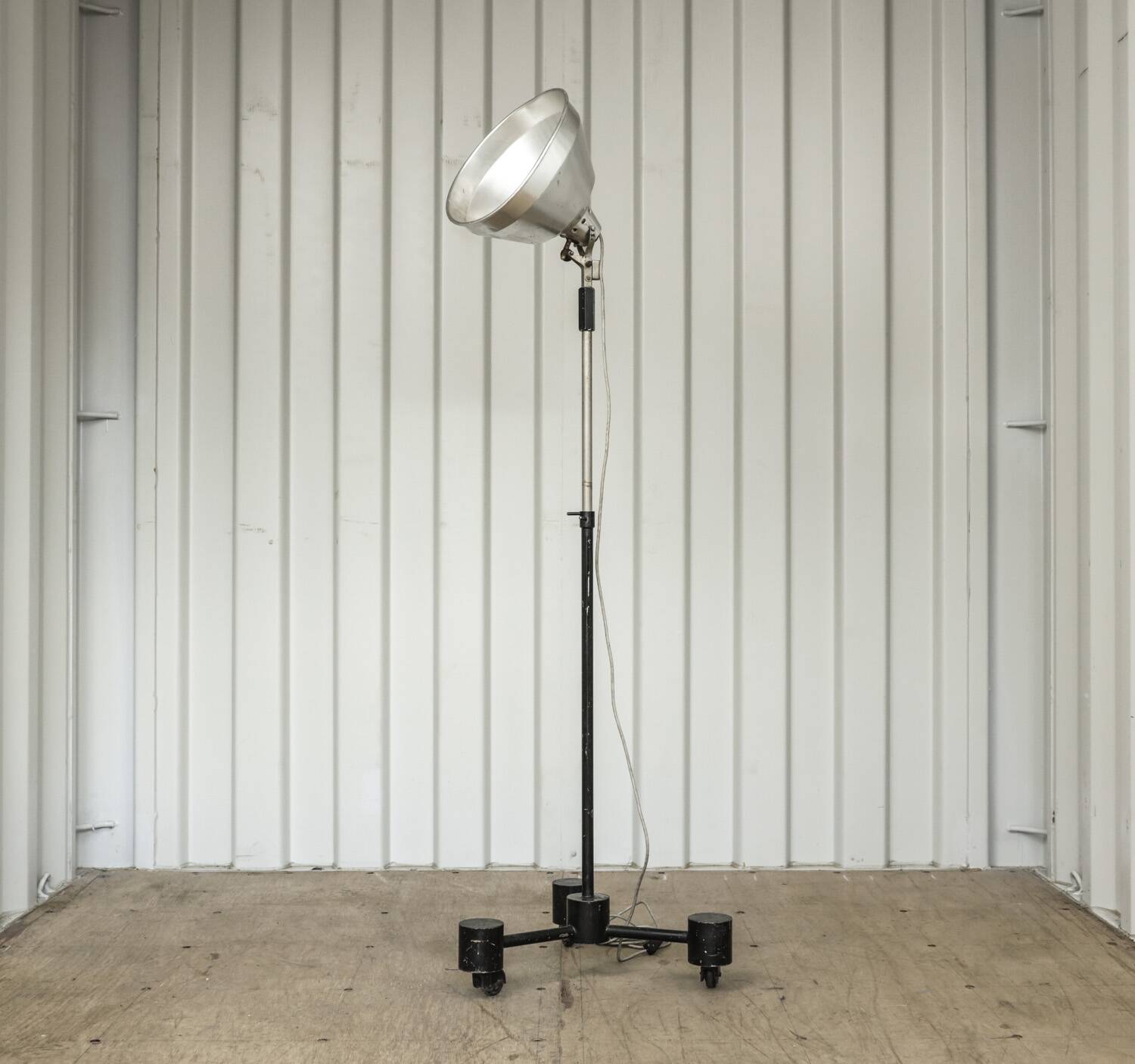 Authentic vintage industrial doctor's office medical floor lamp