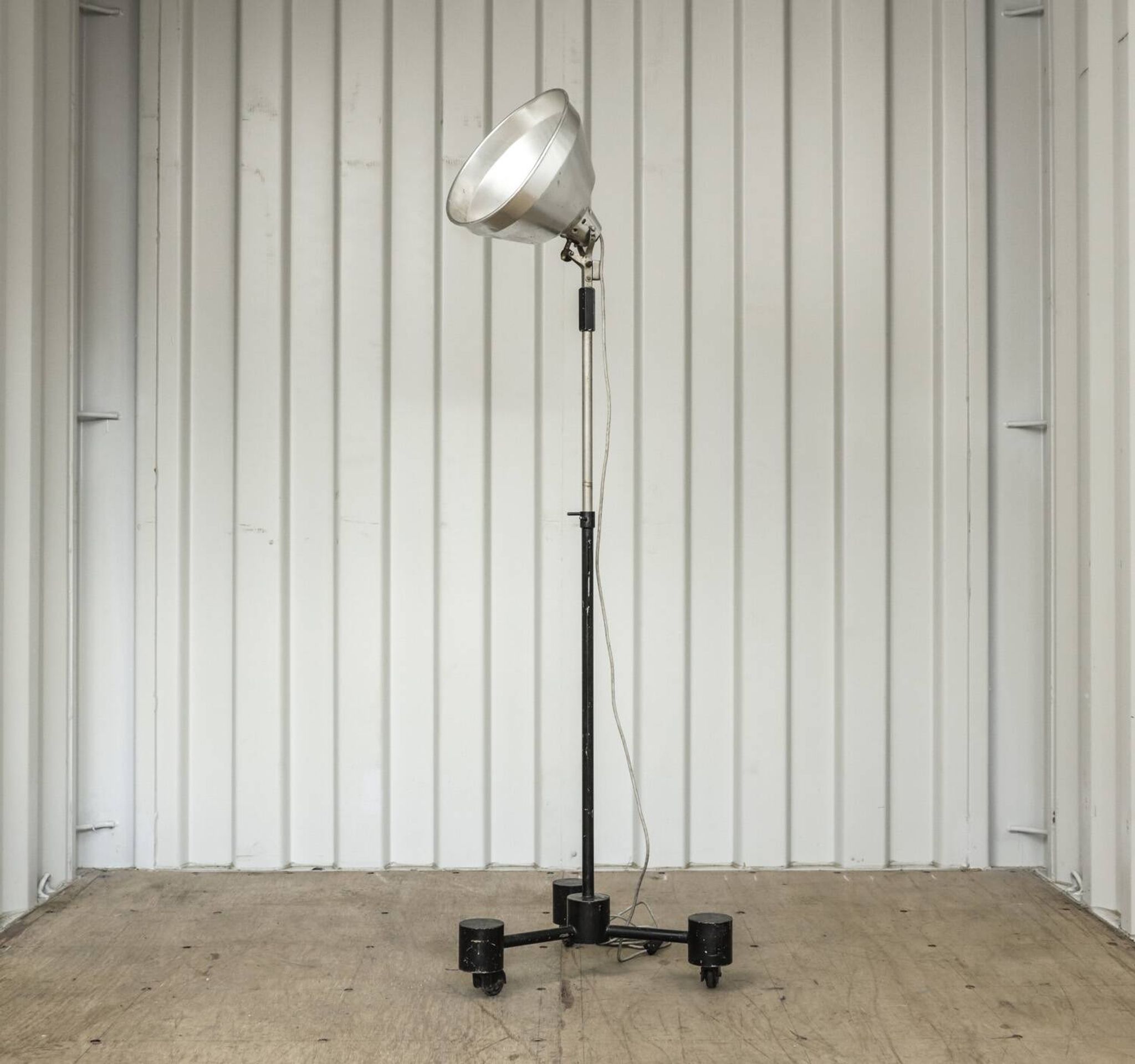Authentic vintage industrial doctor's office medical floor lamp
