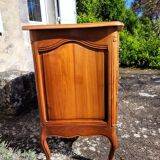 Louis XV style crossbow commode in cherry wood