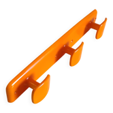 Orange wall coat rack by Syla - 1970s