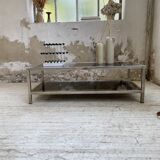 70s Belgo Chrome coffee table