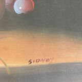 Oil on canvas still life reason signed