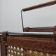Italian Magazine Rack with Rattan, 1980's