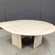 Vintage travertine coffee table, 1970s