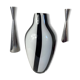 Designer two-tone glass vase
