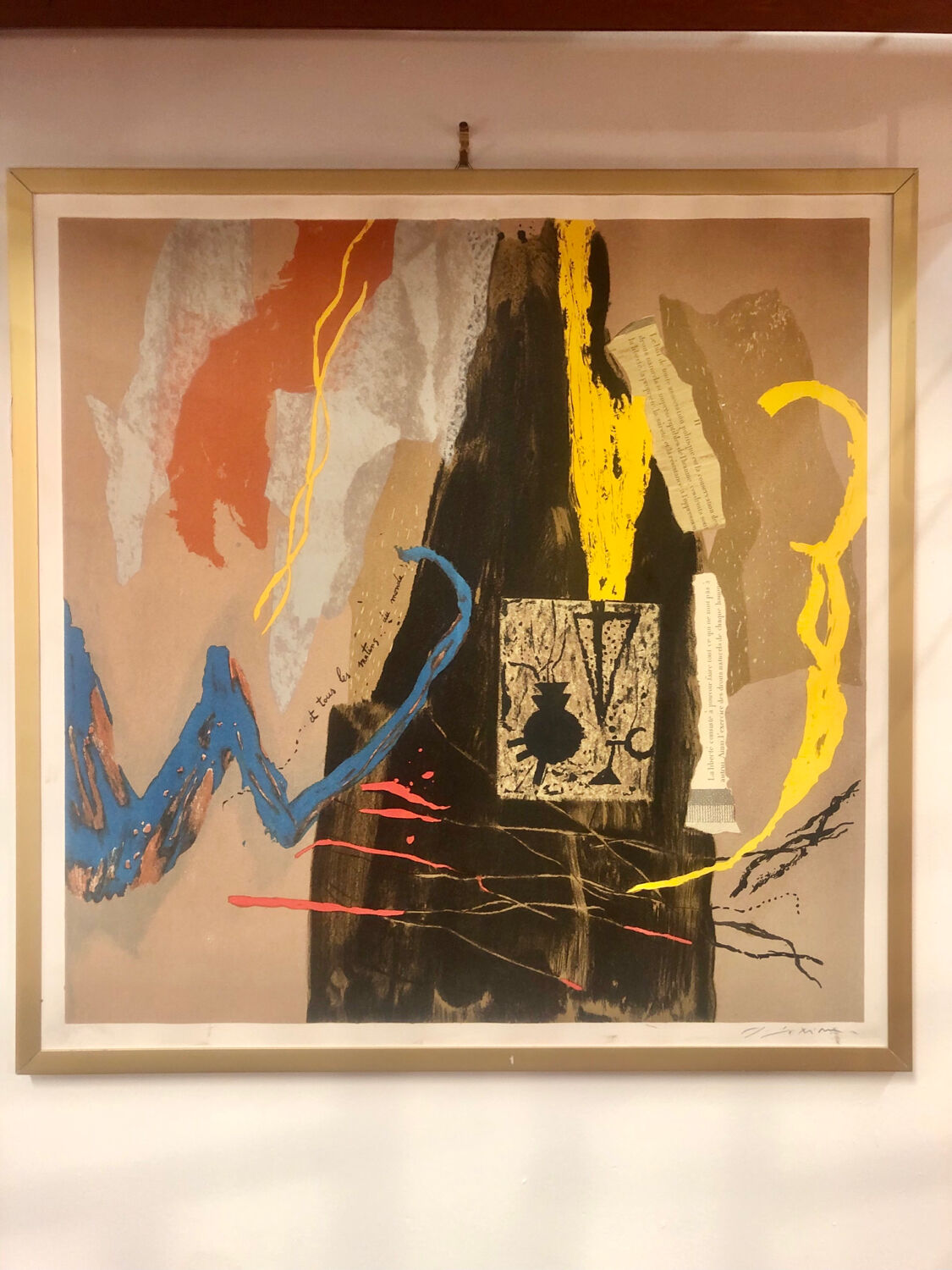 Lithograph Richard Texier