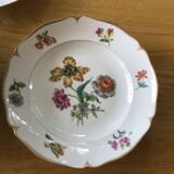 Hollow plates Lourioux Foecy bouquet of flowers