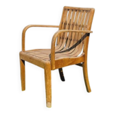 Vintage 60s wooden children's armchair
