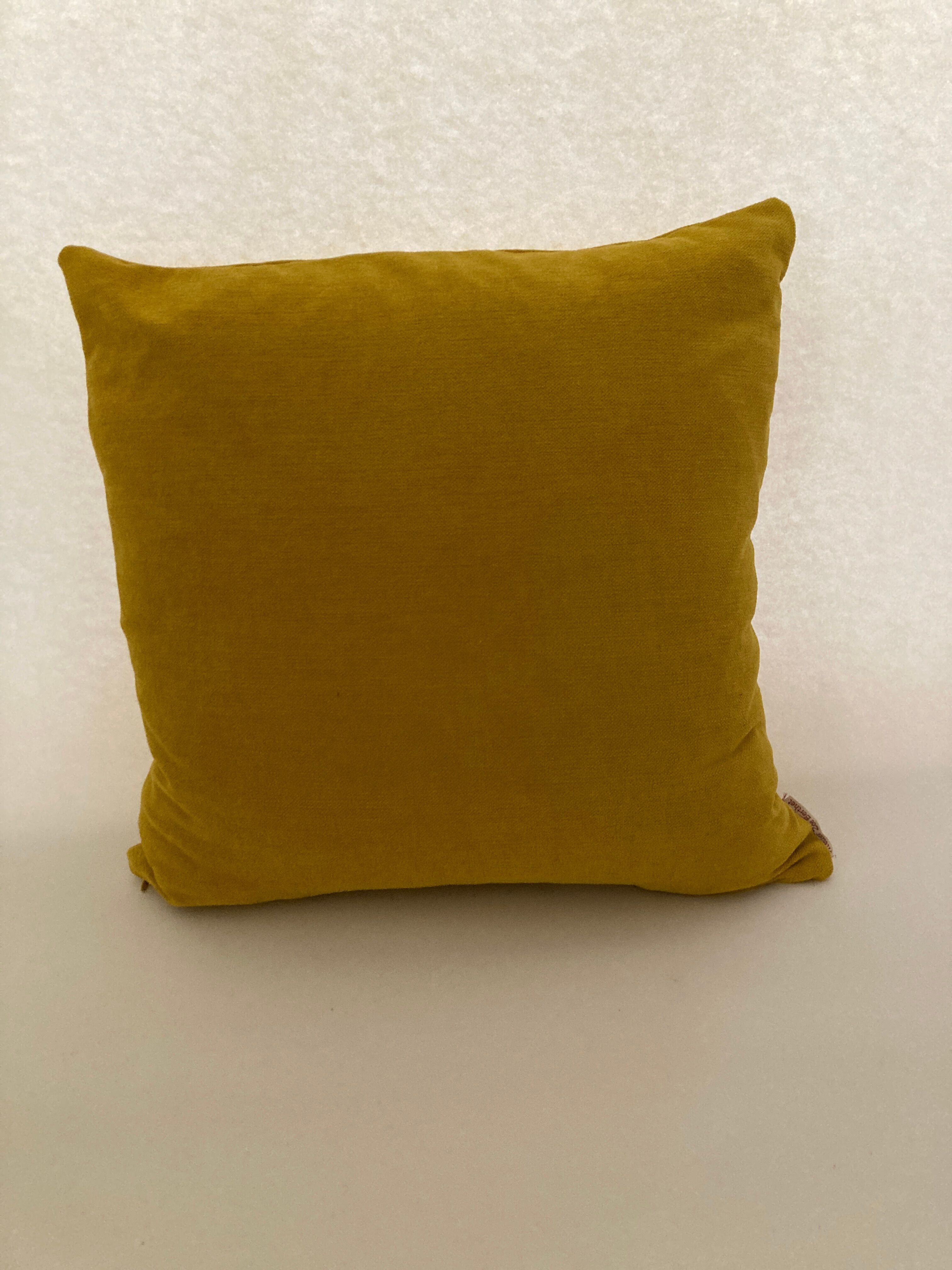 Mustard cushion