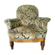 Fauteuil fleuri art deco