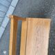 Vintage 1980s nursery school chest bench in french pine bench