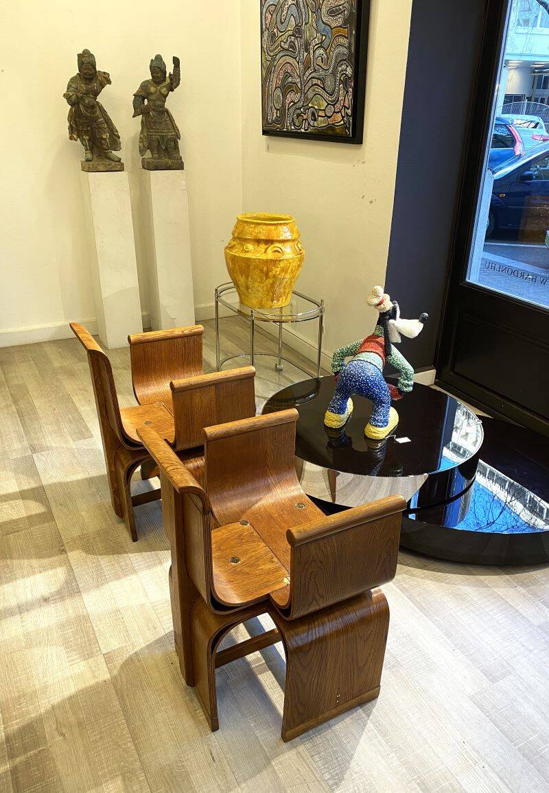 Tulip Design Bentwood Chairs