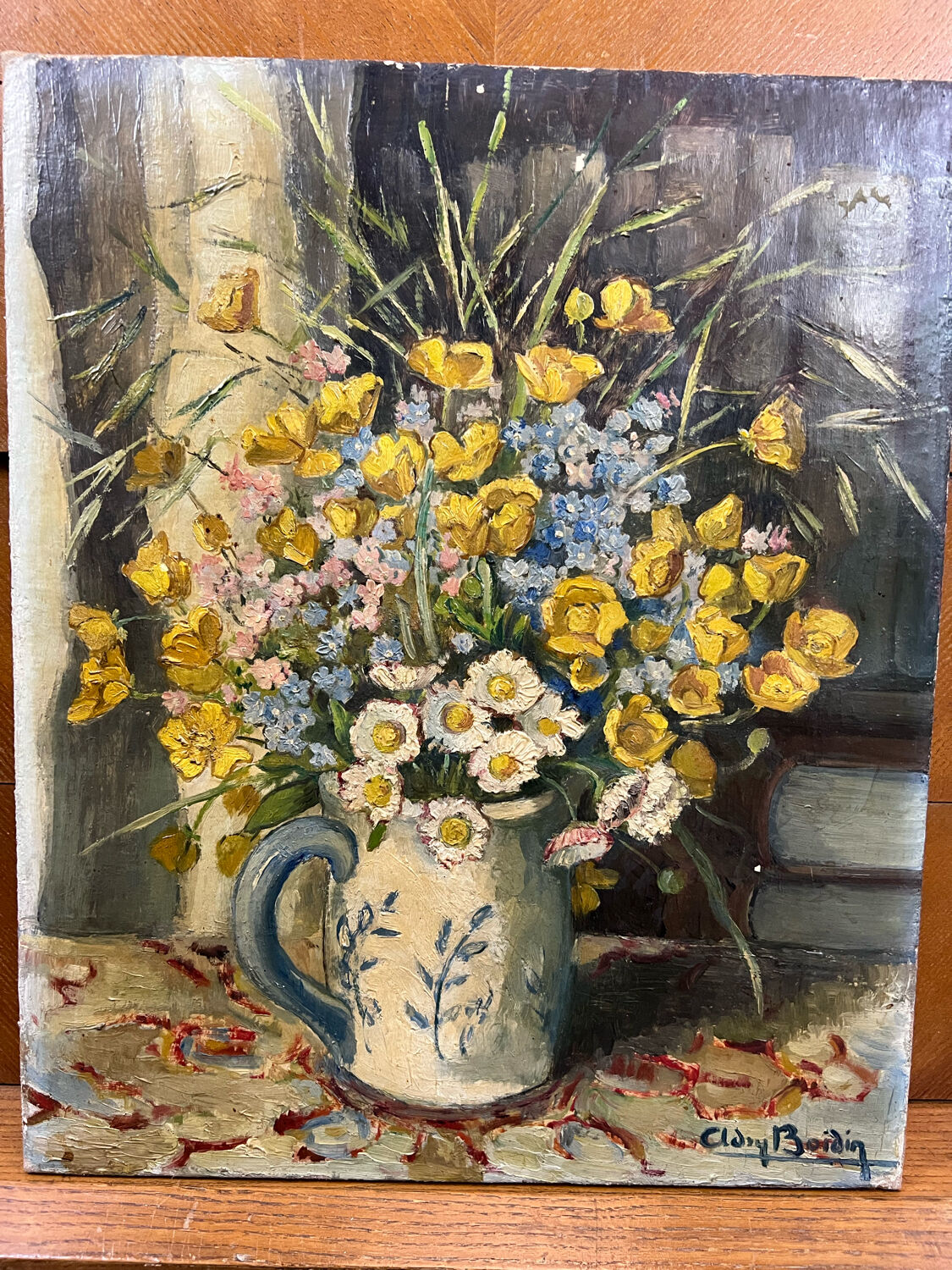 Table bouquet of country flowers