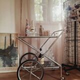 Vintage serving trolley