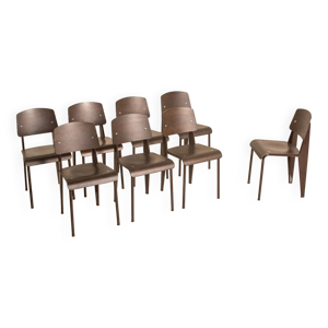 Ensemble de 8 chaises - jean