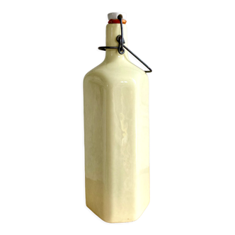 Bottle soliflore glazed stoneware