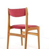 Set van 4 stoelen Erik Buch model 89 'Tjele'