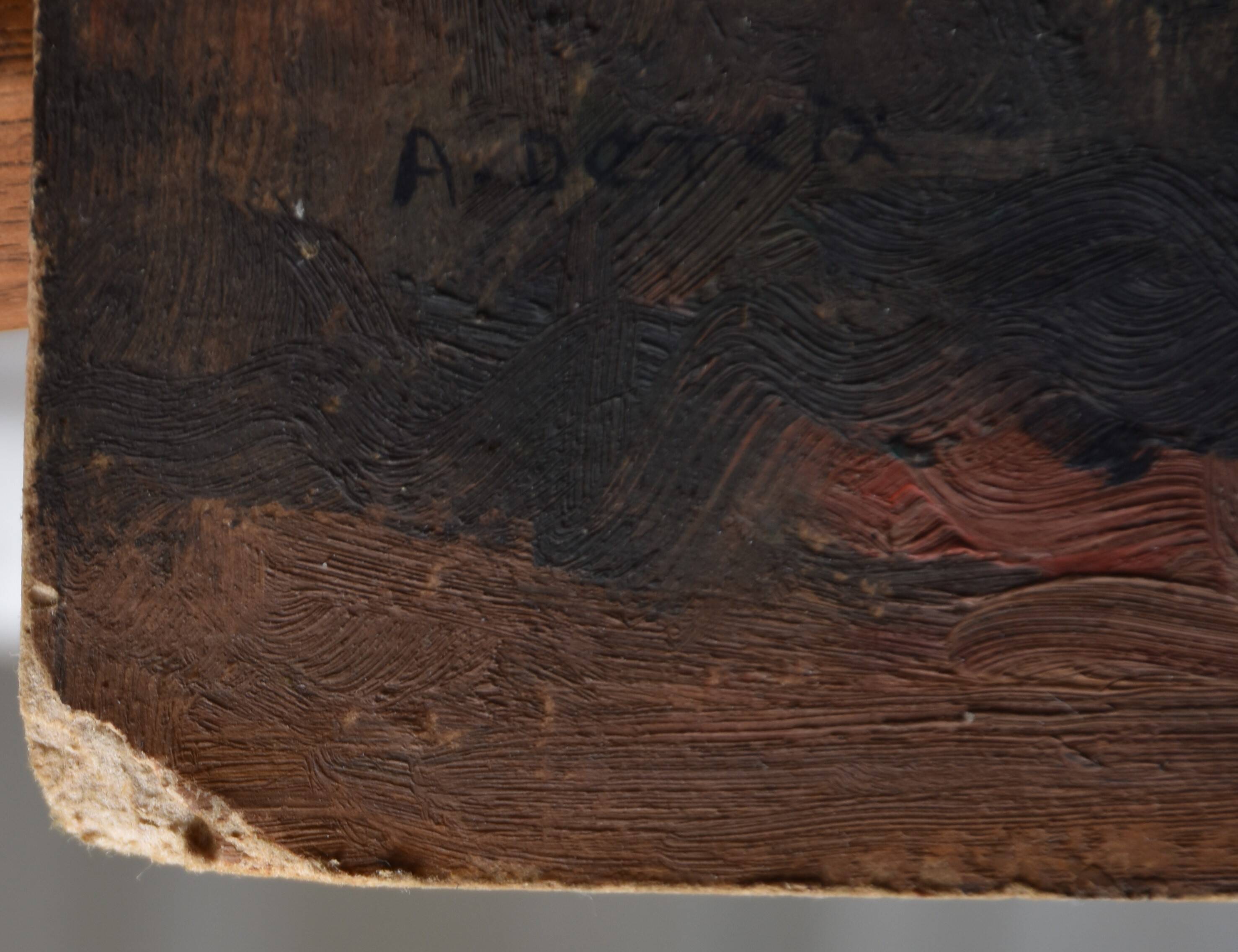 Adolphe Deteix, Woman Sewing in the Woods, circa 1930