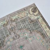 Geometric Tribal Wool Vintage Rug