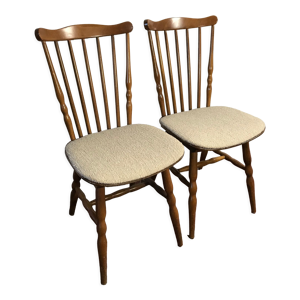 Paire de chaises baumann