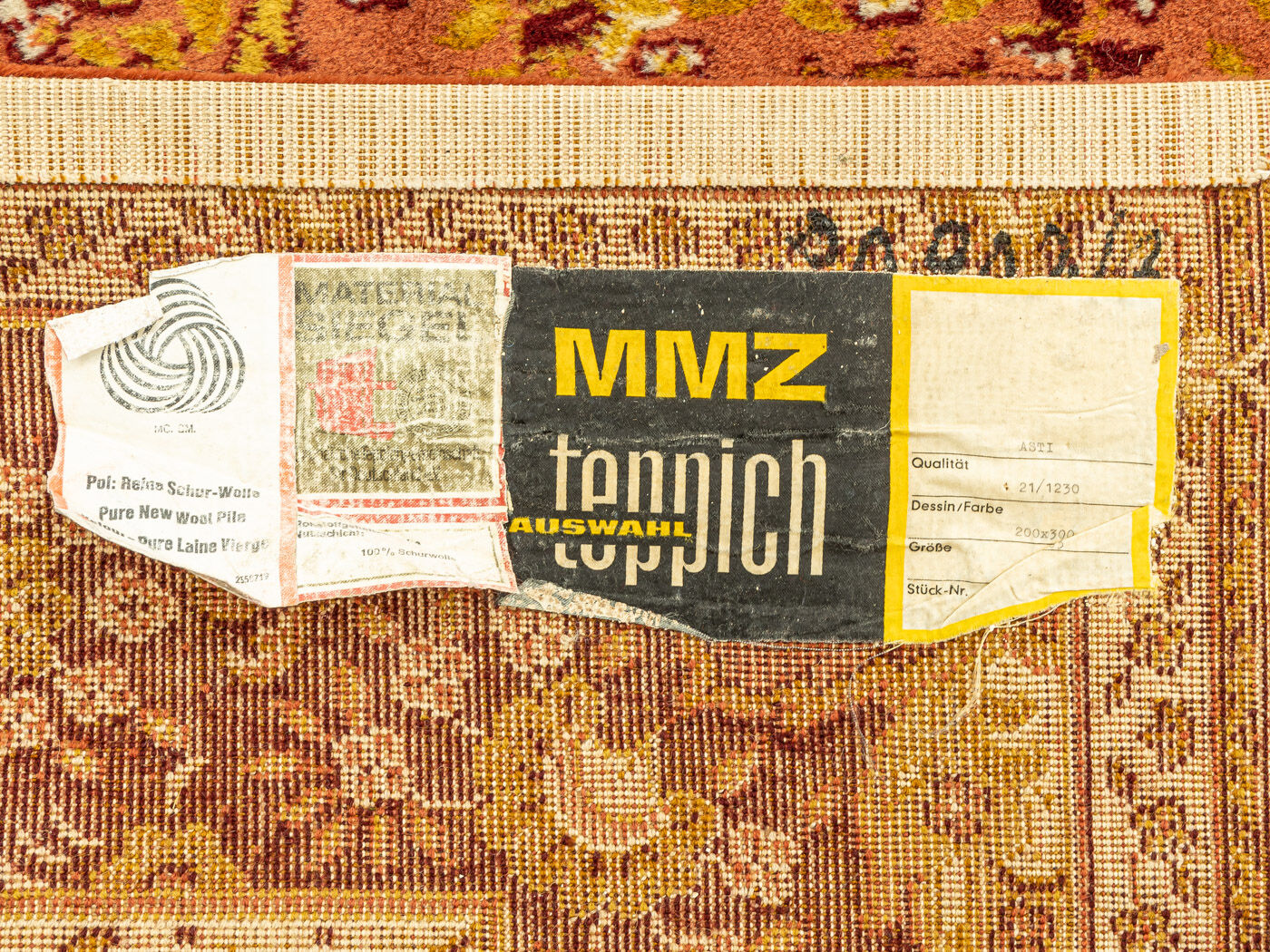 1960s carpet, 200 x 300