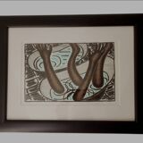 Œuvre graphique « De Bader » kunstenaar Thé van Bergen Nederland, 2010