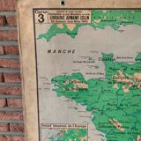 Map France reliefs du sol