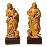 Pair of Saint Marks in Walnut - 16th Century - Venice