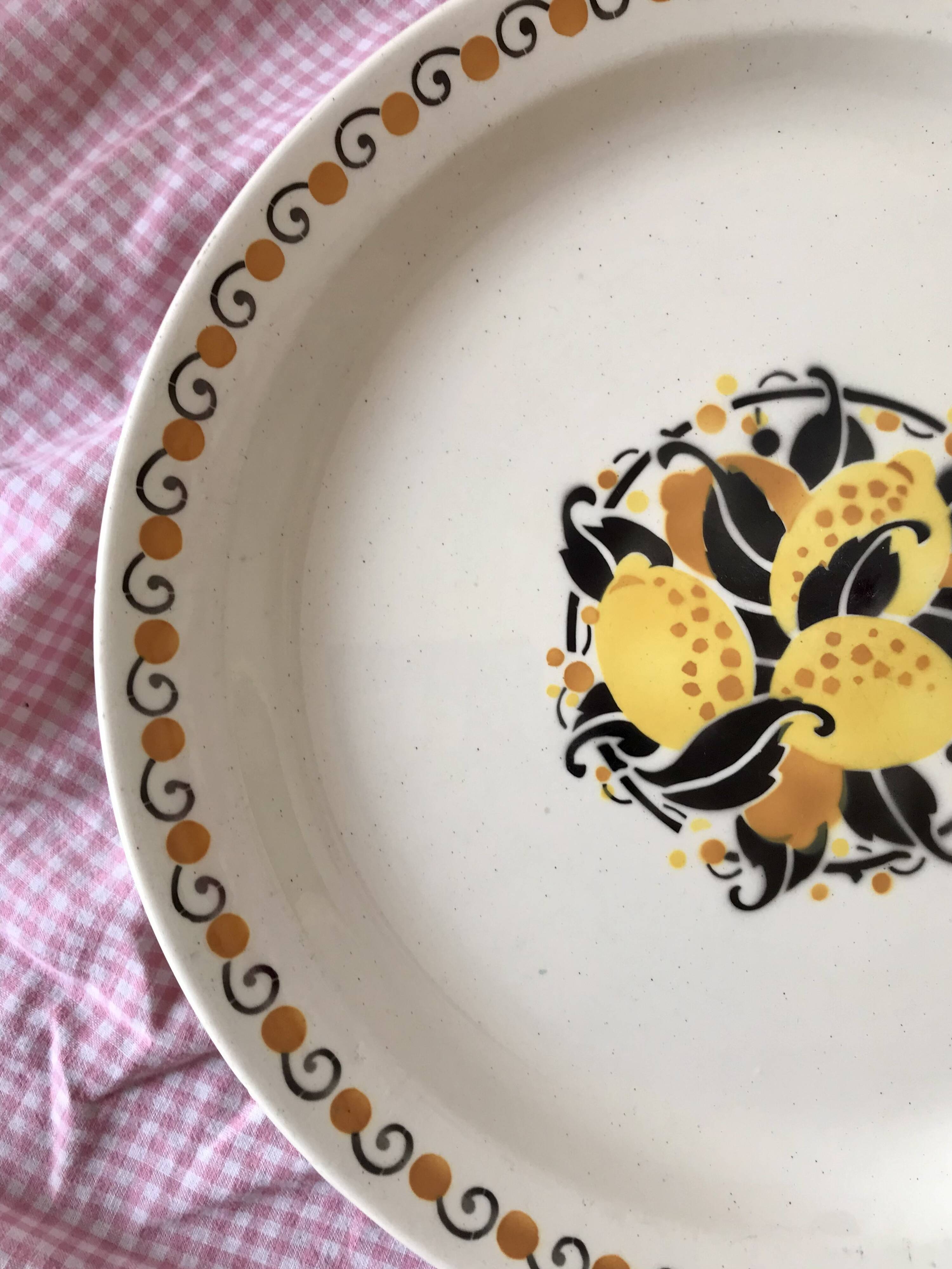 Capri dish Boch la Louviere