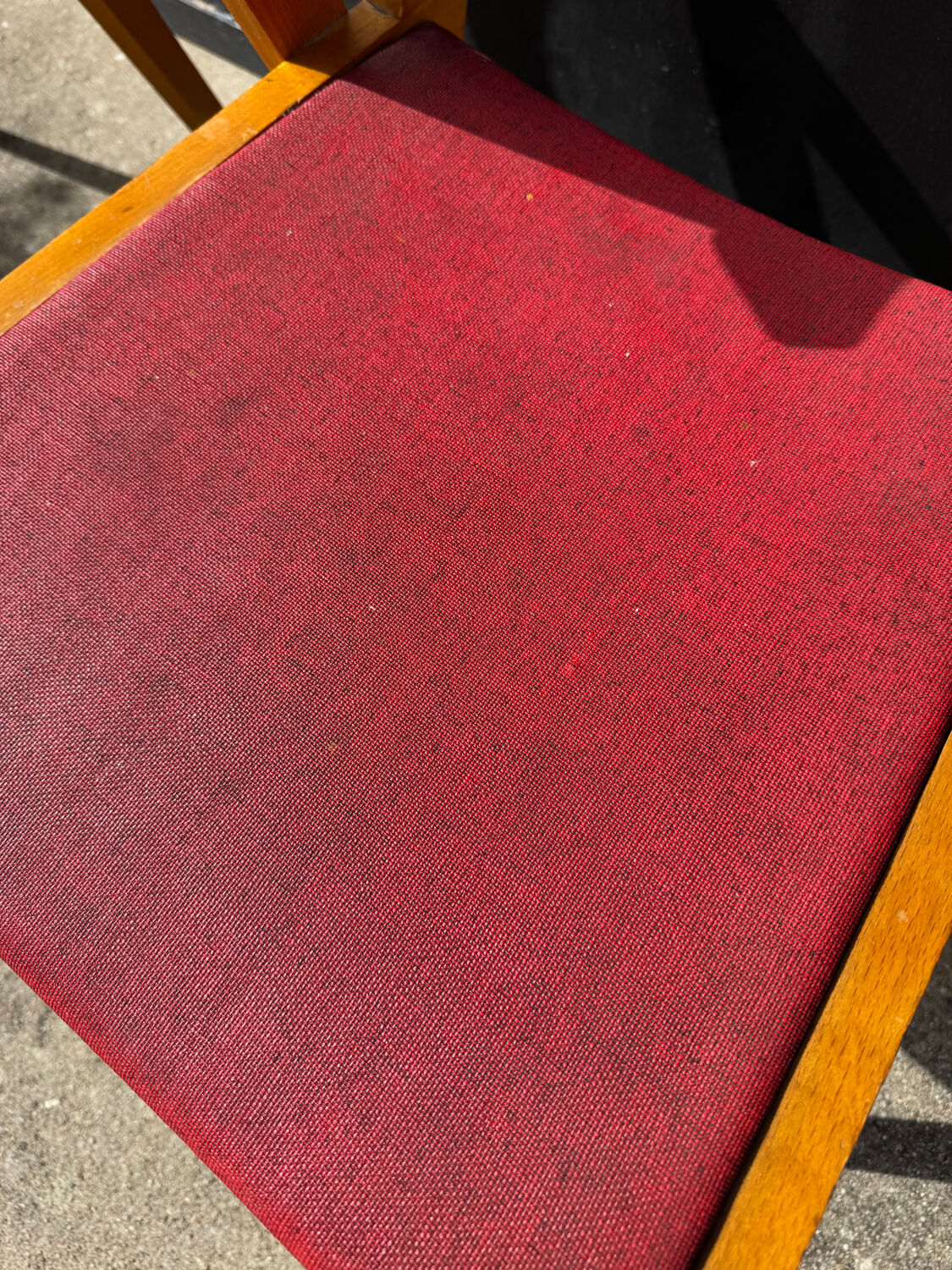 Bridge chairs with compass legs from the 1960s.