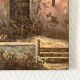 Oil painting on canvas landscape signed Rossini