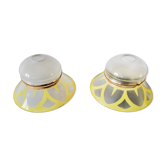 Pair of art deco day shades