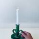Bougeoir vert Vallauris