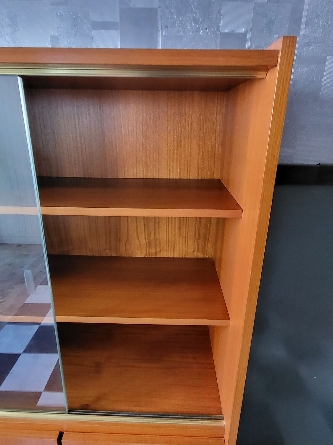 Vintage Gauthier storage cabinet bookshelf