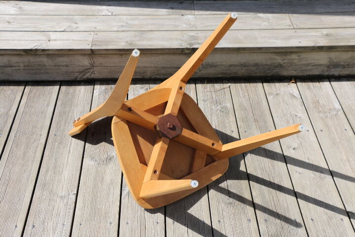 2 chairs 1950 light beech