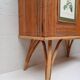 Buffet bambou refendu et rotin années 50/60
