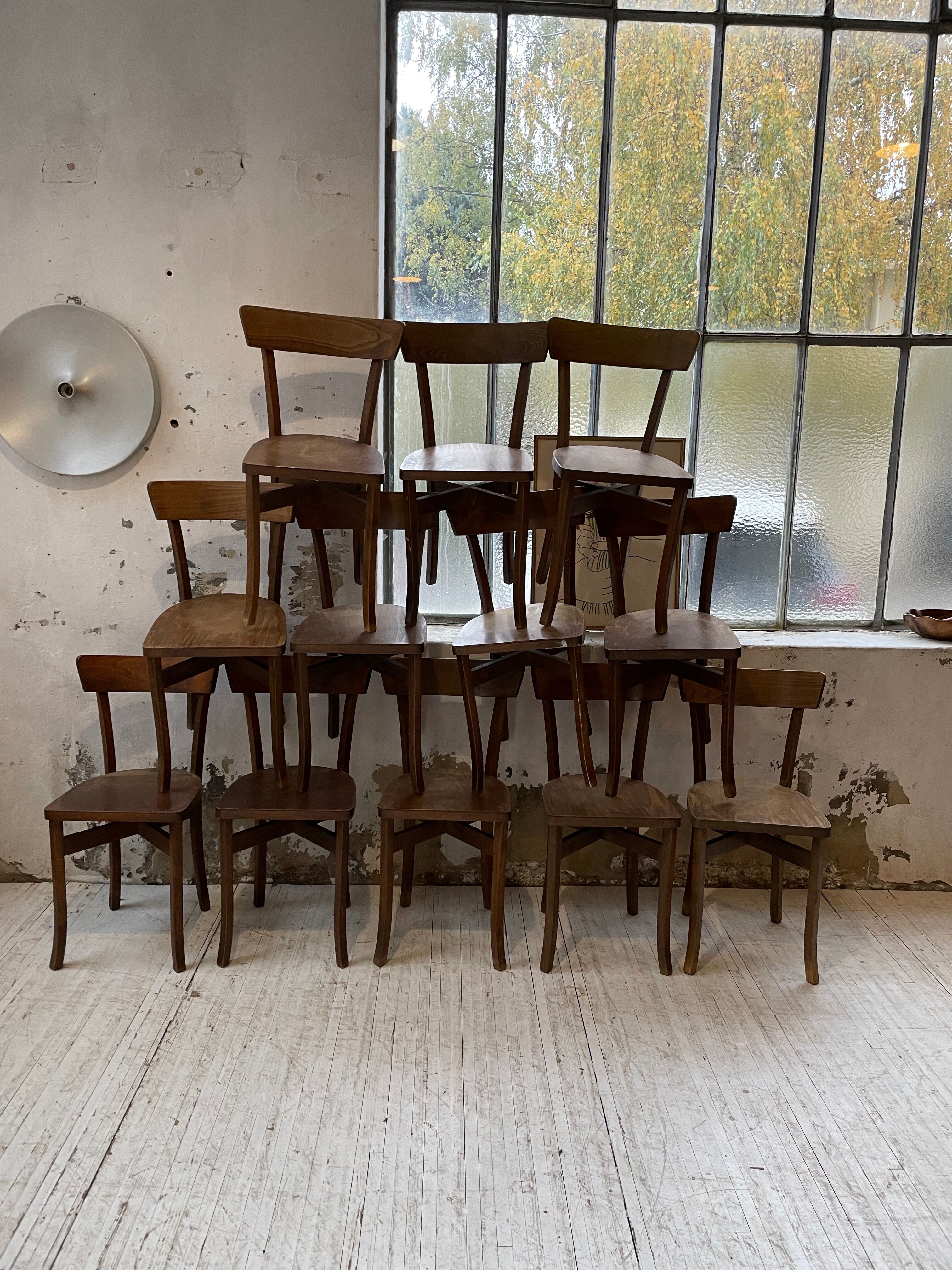 12 Baumann bistro chairs