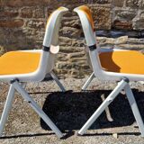 Duo of Dorsal chairs by E Ambasz and G Piretti for OpenArk in 1990