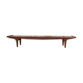 Scandinavian teak bench
