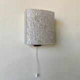 Teak and perspex wall lamp