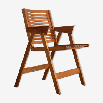 Vintage wooden folding chair "rex"